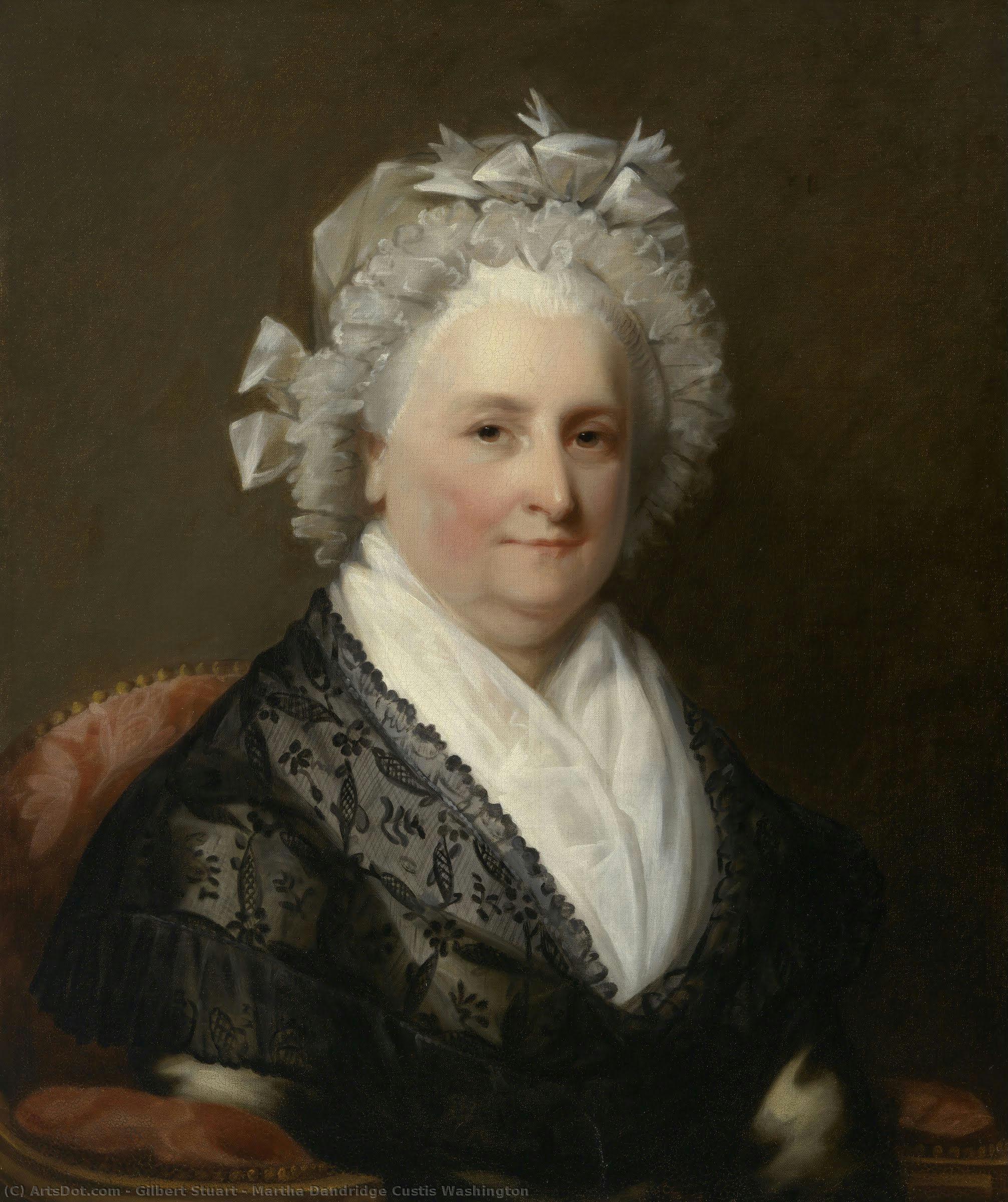 Martha Dandridge Custis Washington — Джильберт Стюарт