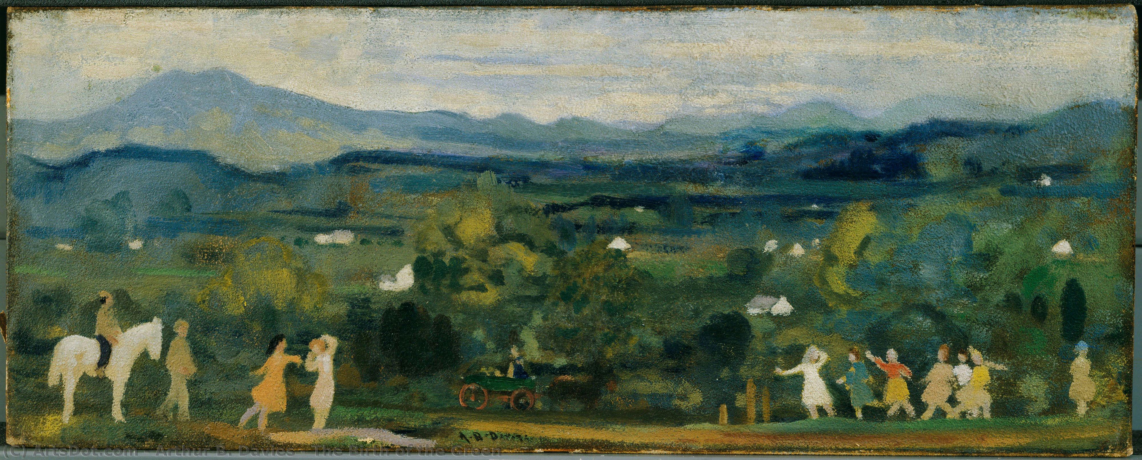 The Birth Of The Green — Arthur B. Davies