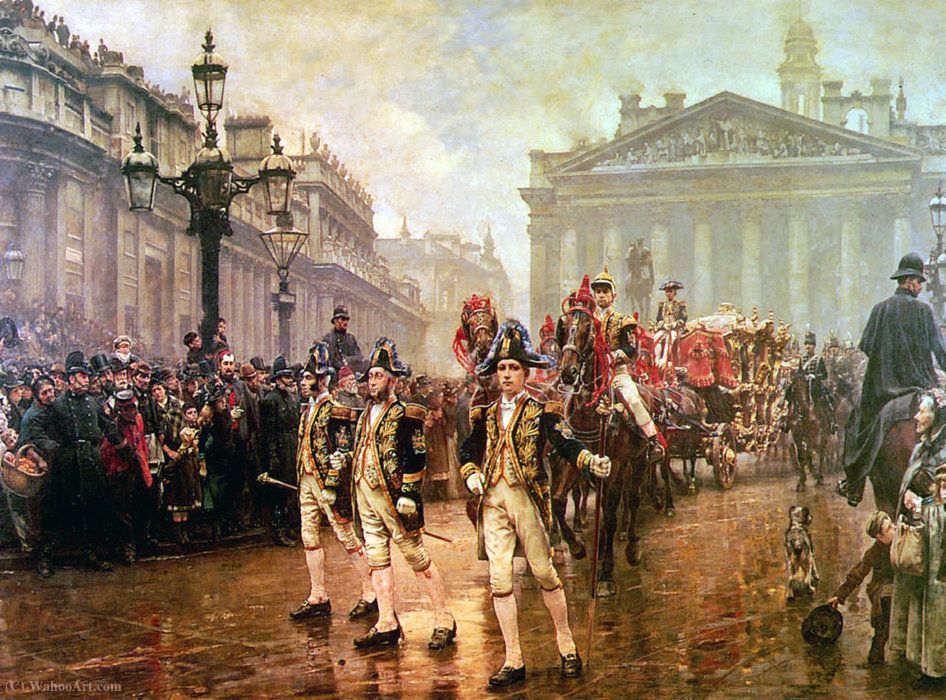 Sir James Whitehead's Procession — William Logsdail