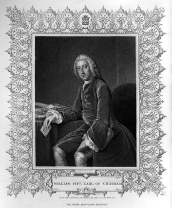 Portrait Of William Pitt, 1st Earl Of Chatham — William Hoare