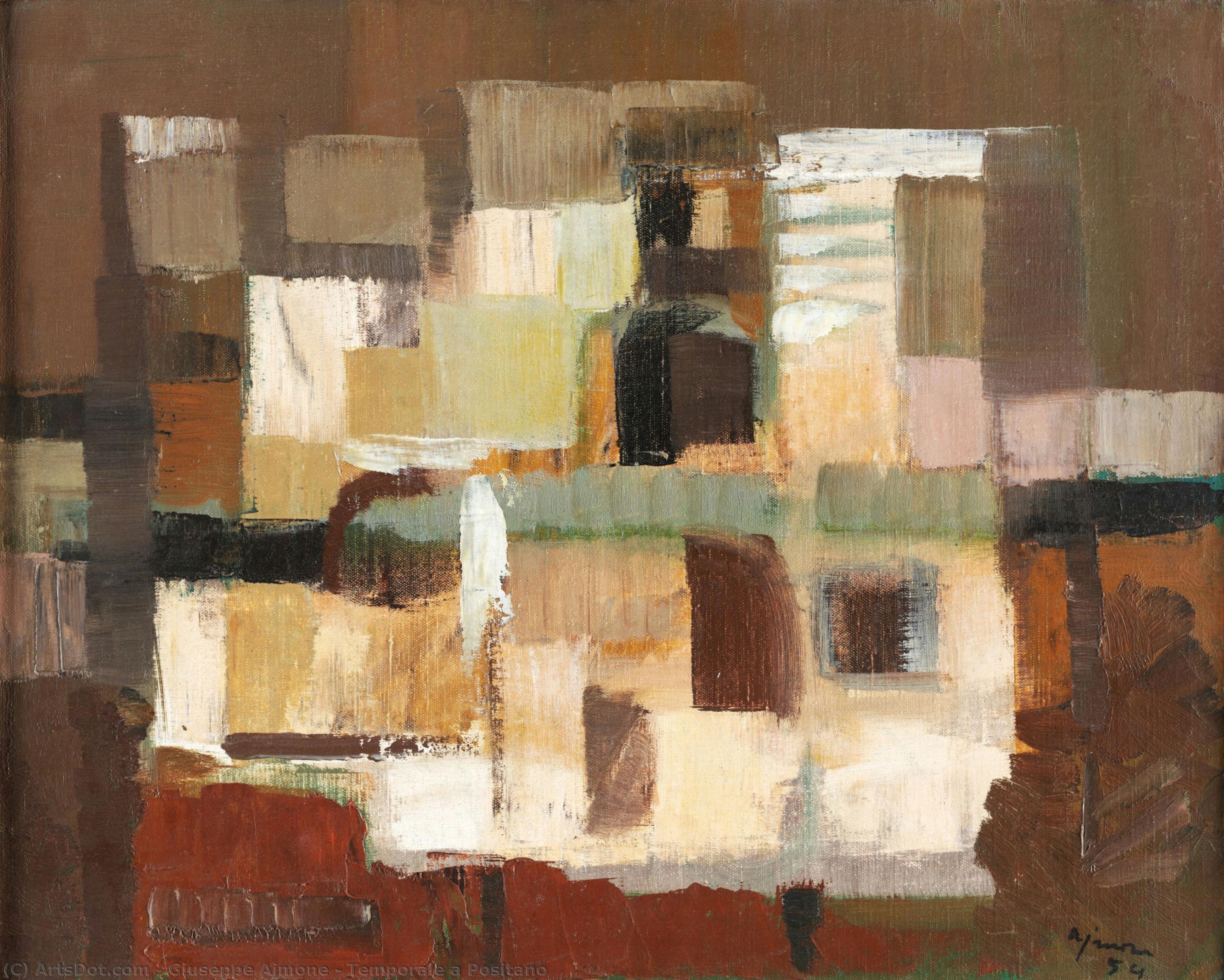 Temporale A Positano — Giuseppe Ajmone