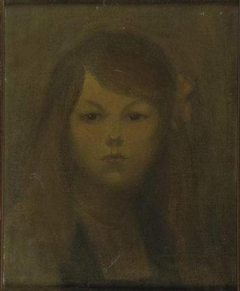 Portrait De Jeune Fille De Face — Theophile Alexandre Steinlen