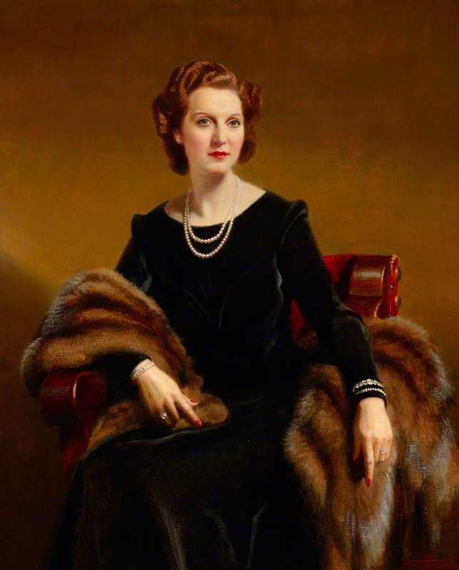 Eva Mary 'eve' Dickson (1907–1994), Lady Price — Frank O. Salisbury