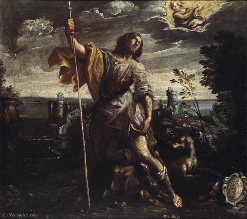 St.roche In A Landscape — Mastelletta