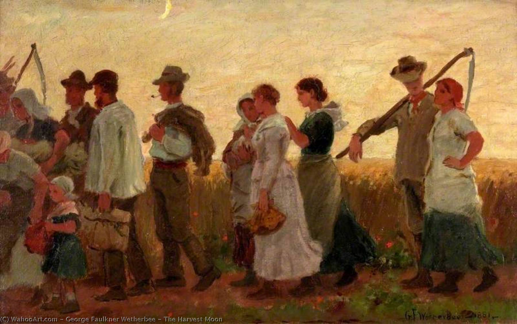 The Harvest Moon — George Faulkner Wetherbee