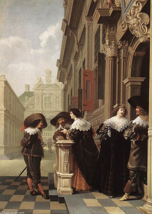 Conversation Outside A Castle — Дирк Ван Делен