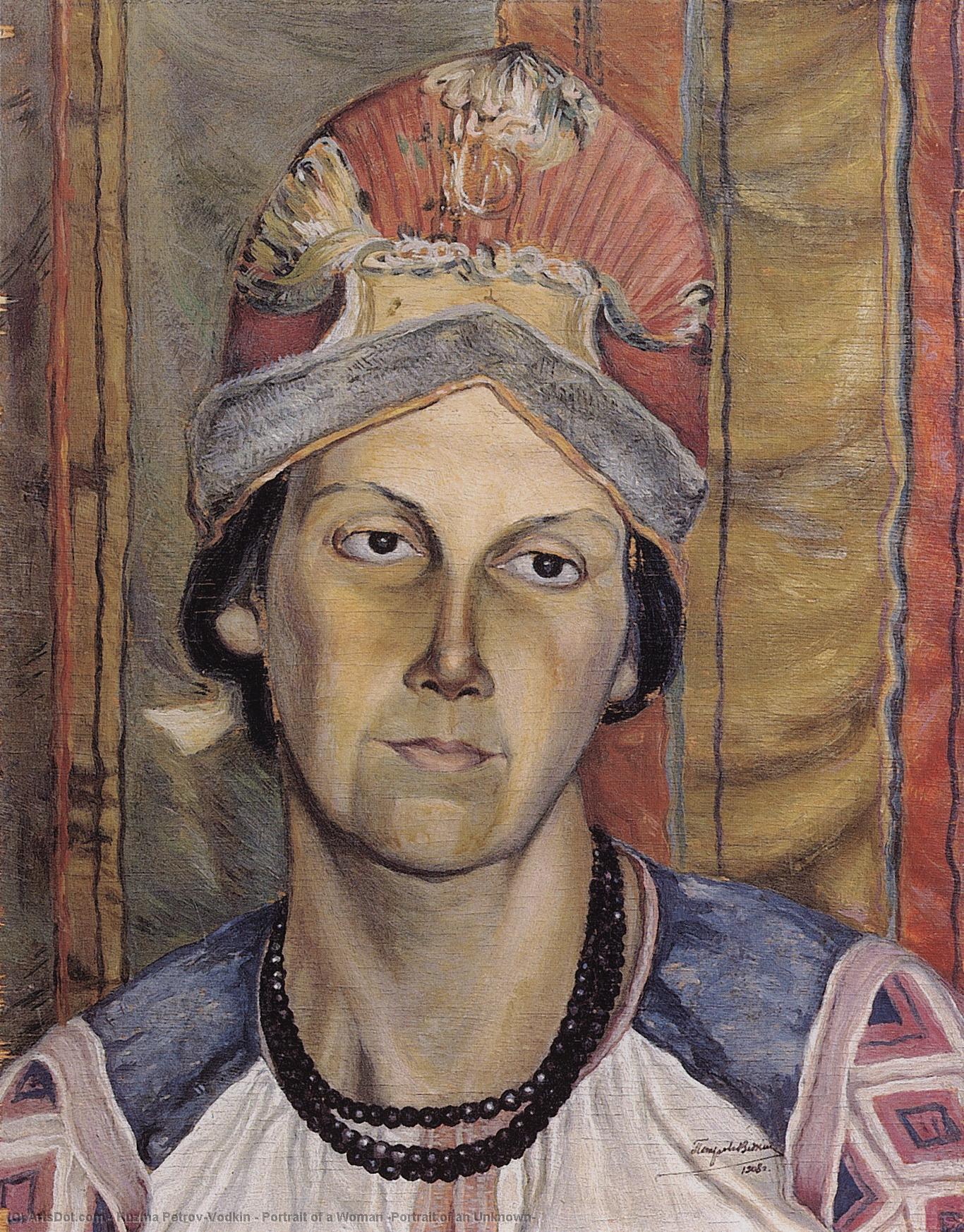 Portrait Of A Woman (portrait Of An Unknown) — Kuzma Petrov-vodkin