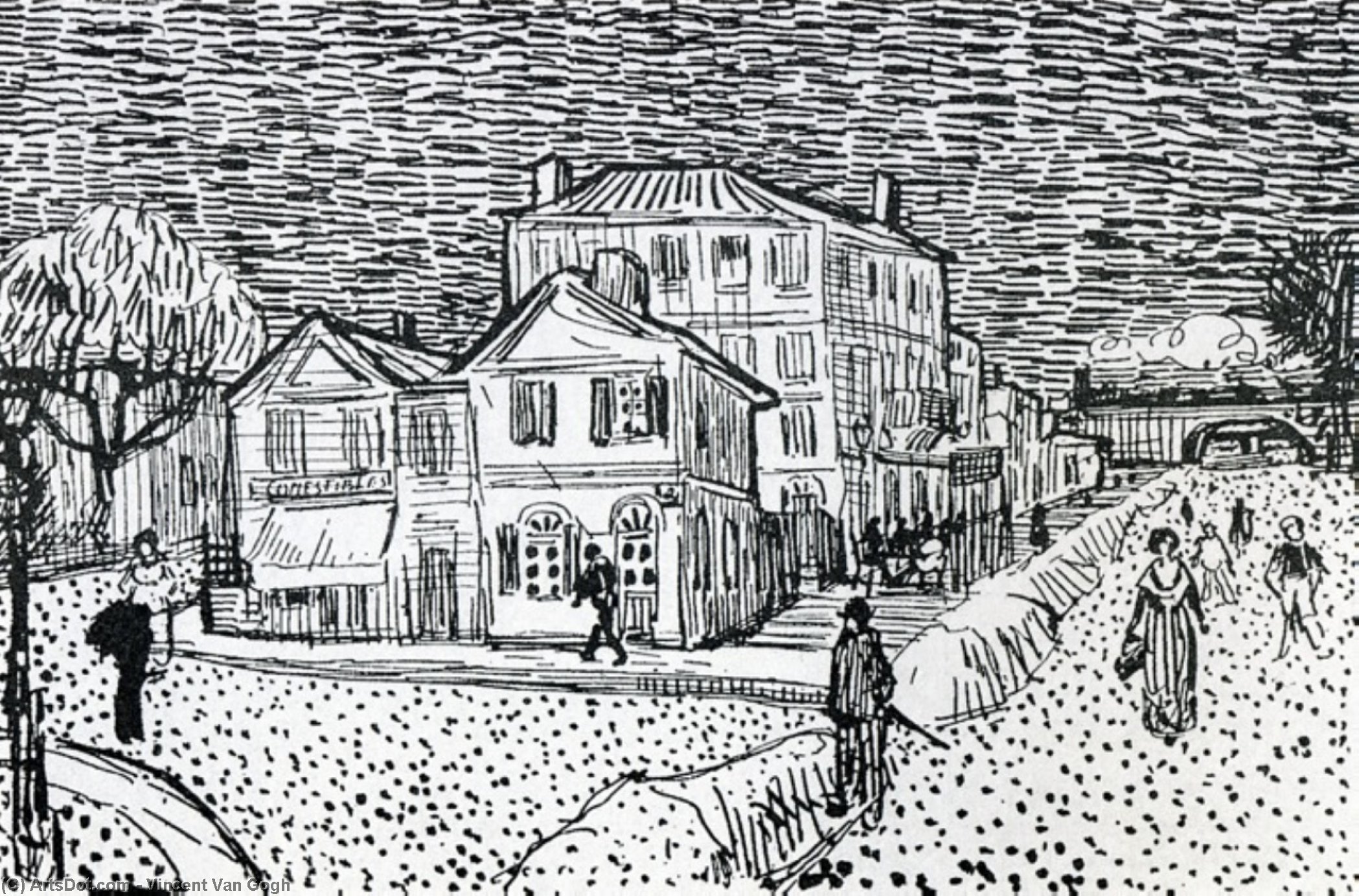 The Artist's House In Arles — Vincent Willem Van Gogh