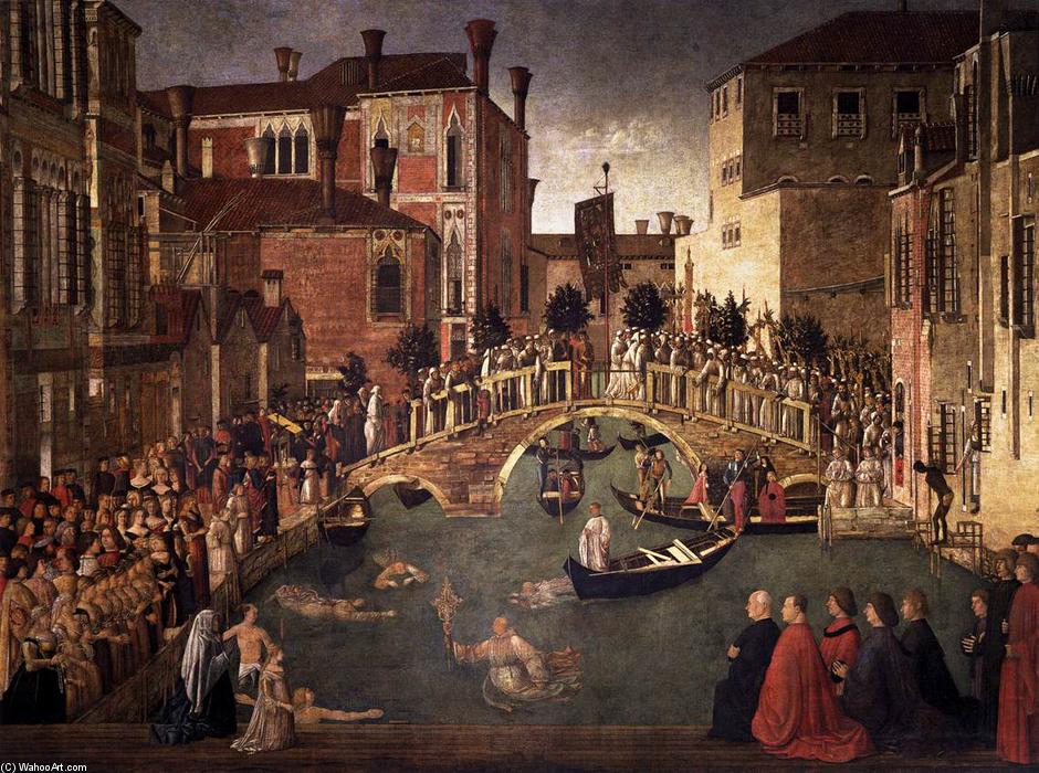 Miracle Of The Cross At The Bridge Of San Lorenzo — Đendže Bellini