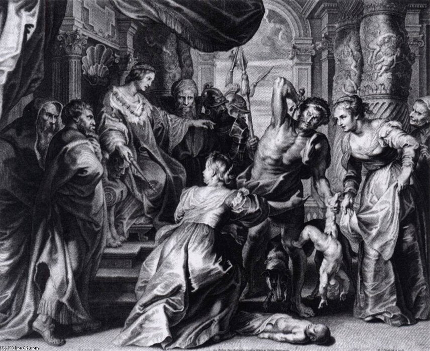 The Judgment Of Solomon — Boetius Adamsz Bolswert