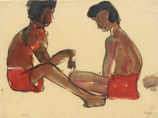 Sudseeinsulaner 1 — Emile Nolde
