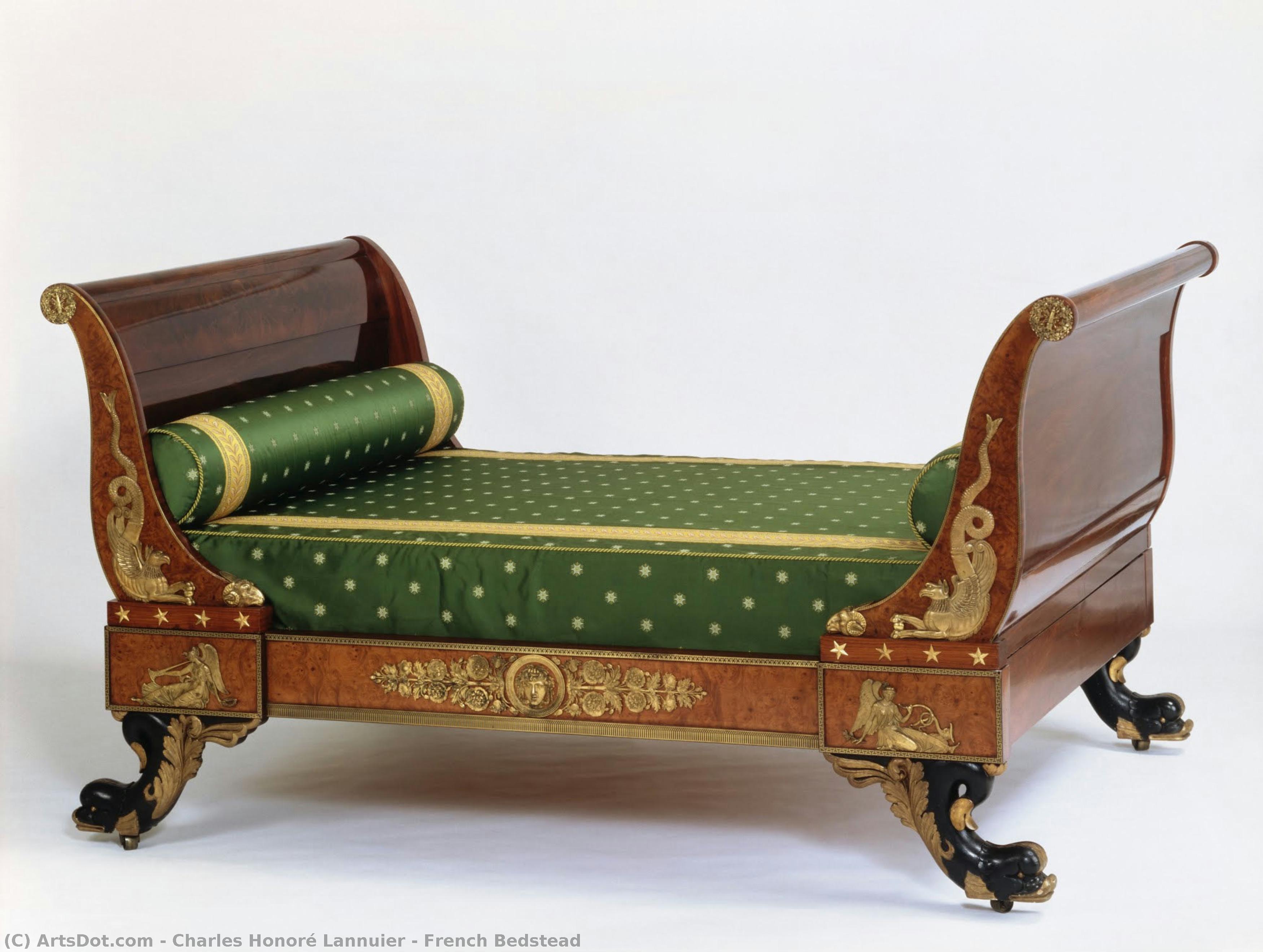 French Bedstead — Charles Honoré Lannuier