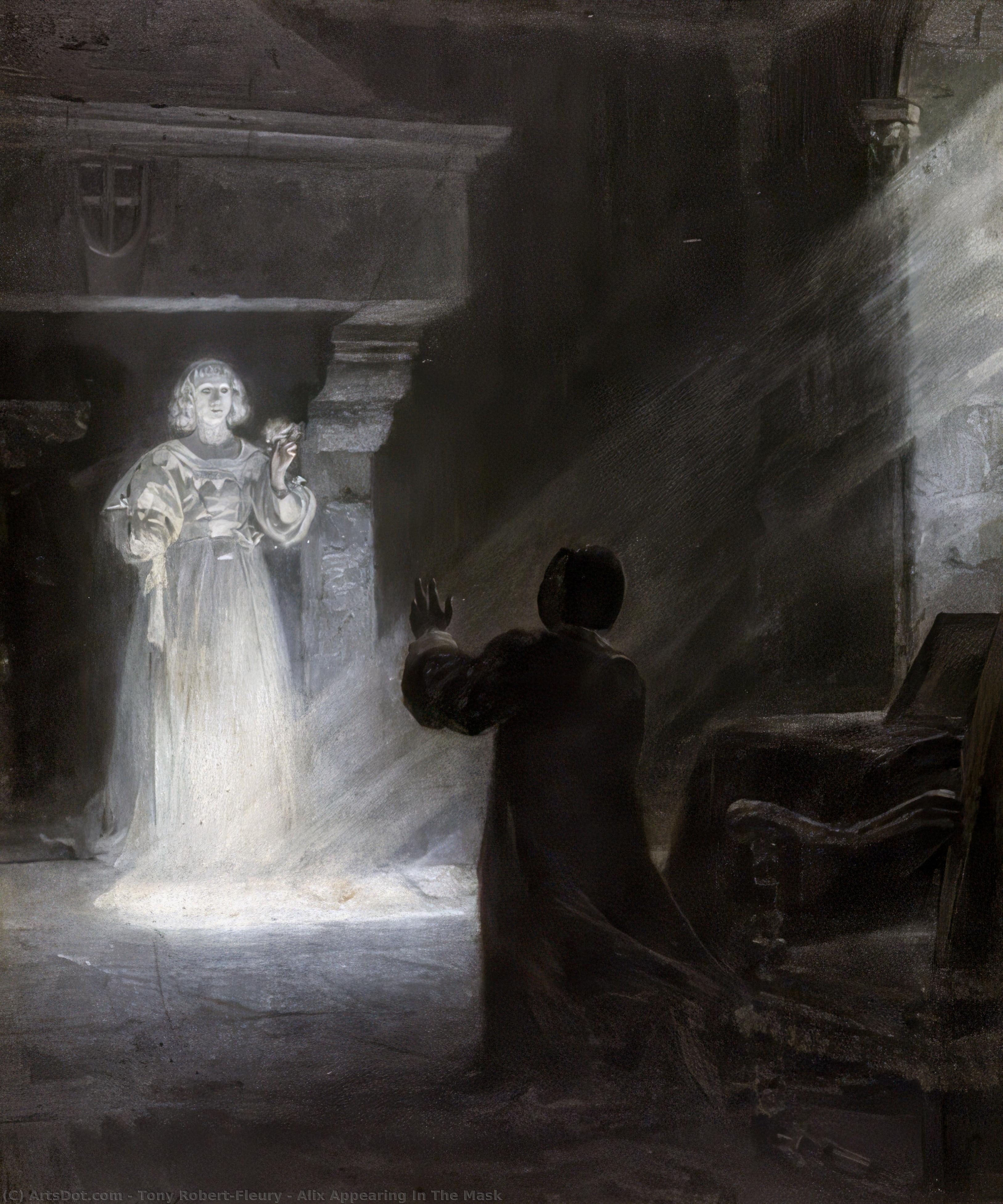 Alix Appearing In The Mask — Tony Robert-fleury
