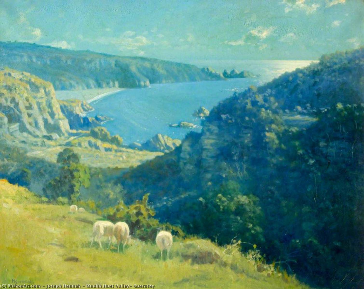 Moulin Huet Valley, Guernsey — Joseph Hennah