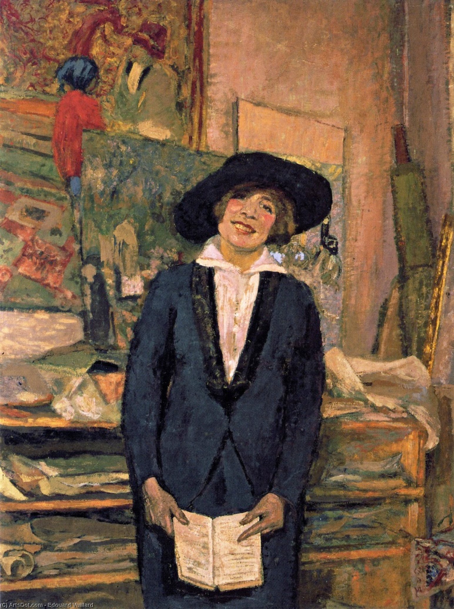 Lucie Belin Smiling — Jean-édouard Vuillard