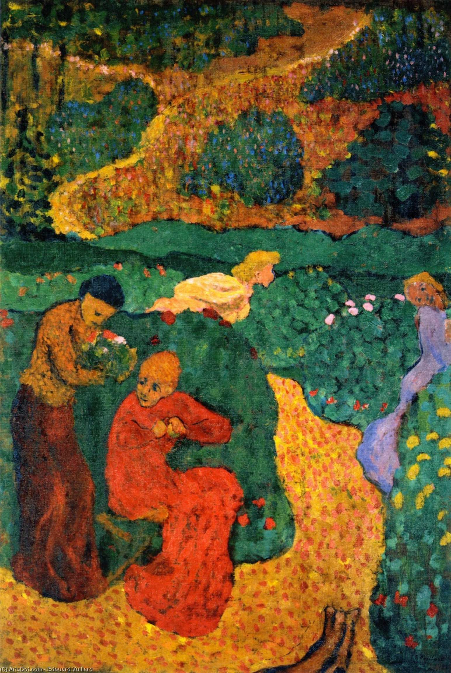 Women In The Garden: Le Canticle Des Cantiques'''' — Jean-édouard Vuillard