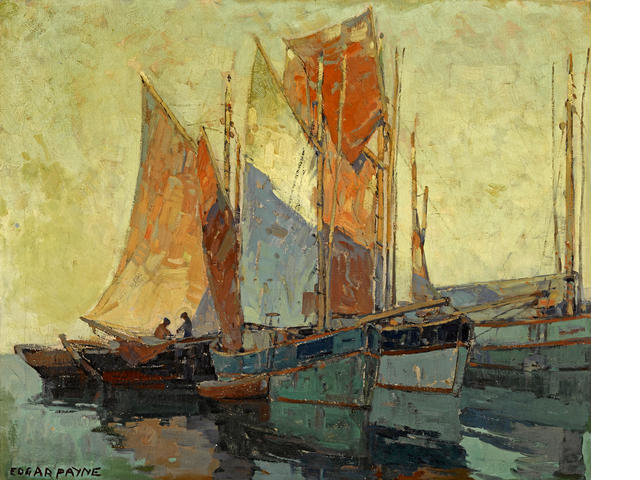 Brittany Boats — Edgar Alwyn Payne
