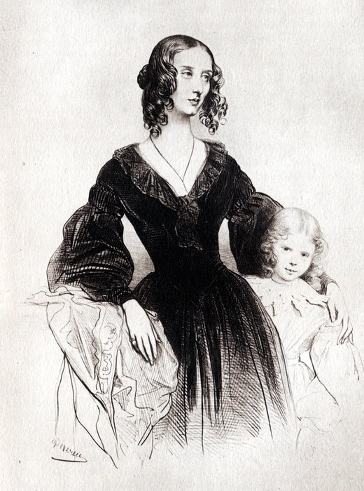 Jane Stirling - (1830) — Achille Jacques Jean Marie Devéria