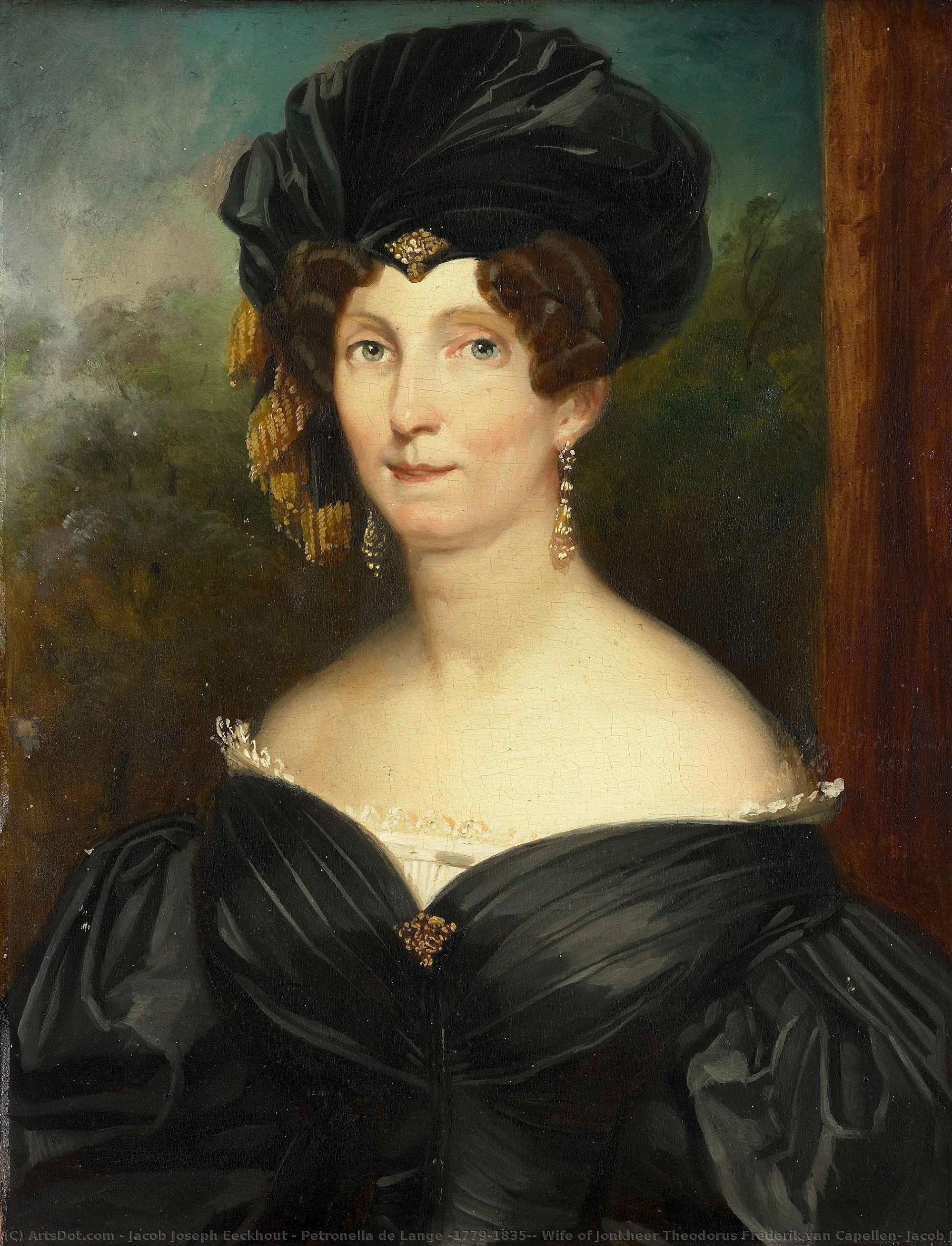 Petronella De Lange (1779-1835), Wife Of Jonkheer Theodorus Frederik Van Capellen, Jacob Joseph Eeckhout, 1835 — Jacob Joseph Eeckhout
