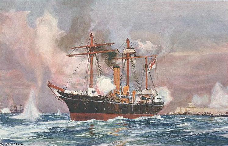 Bombardment Of Alexandria — Charles Edward Dixon