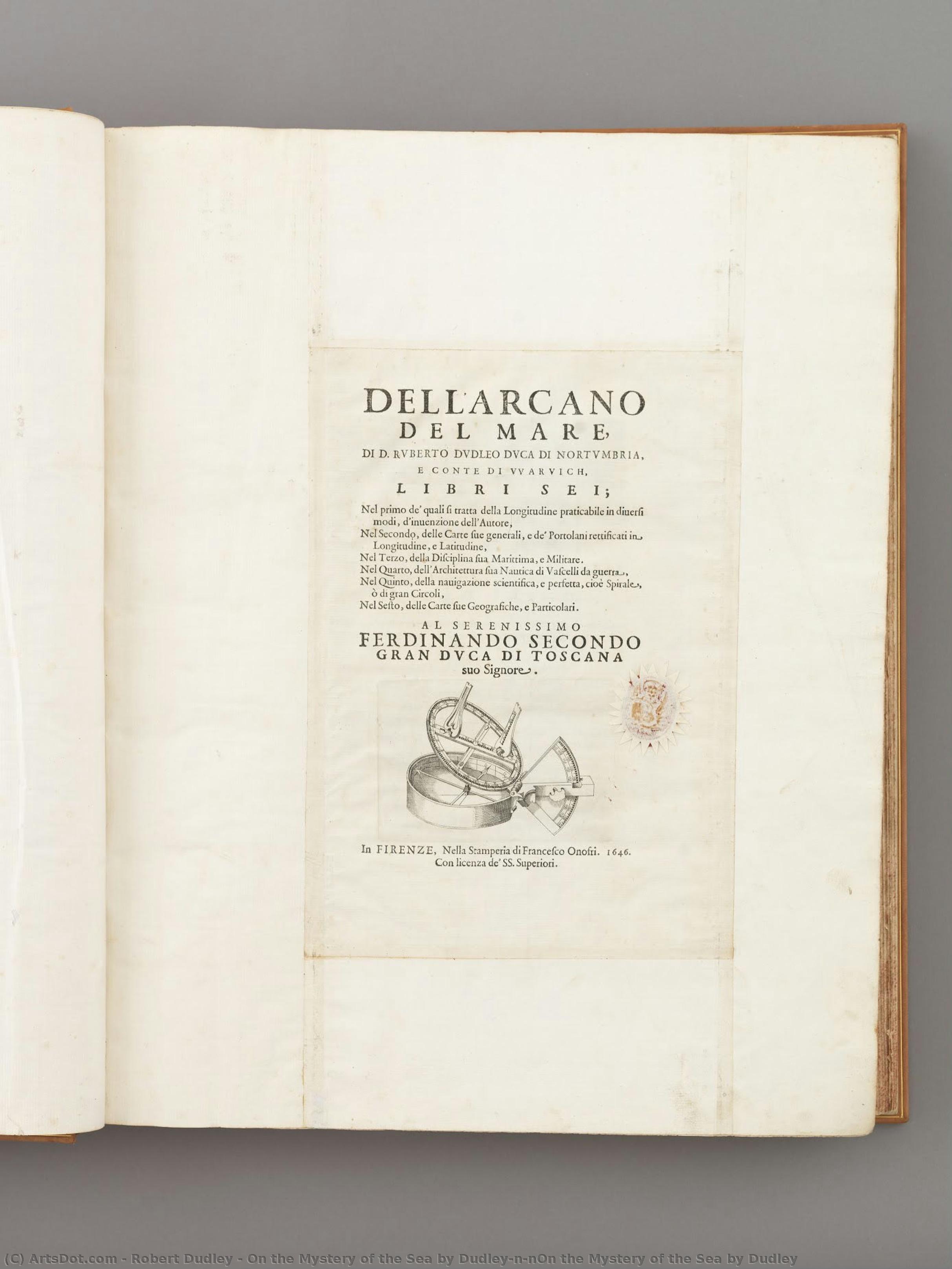 On The Mystery Of The Sea By Dudley\n\non The Mystery Of The Sea By Dudley — Robert Dudley