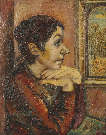 Portrait Of Mrs. Burliuk — David Davidovich Burliuk