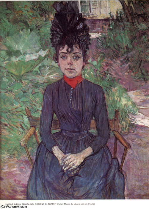Justine Dieuhl — Henri De Toulouse-lautrec