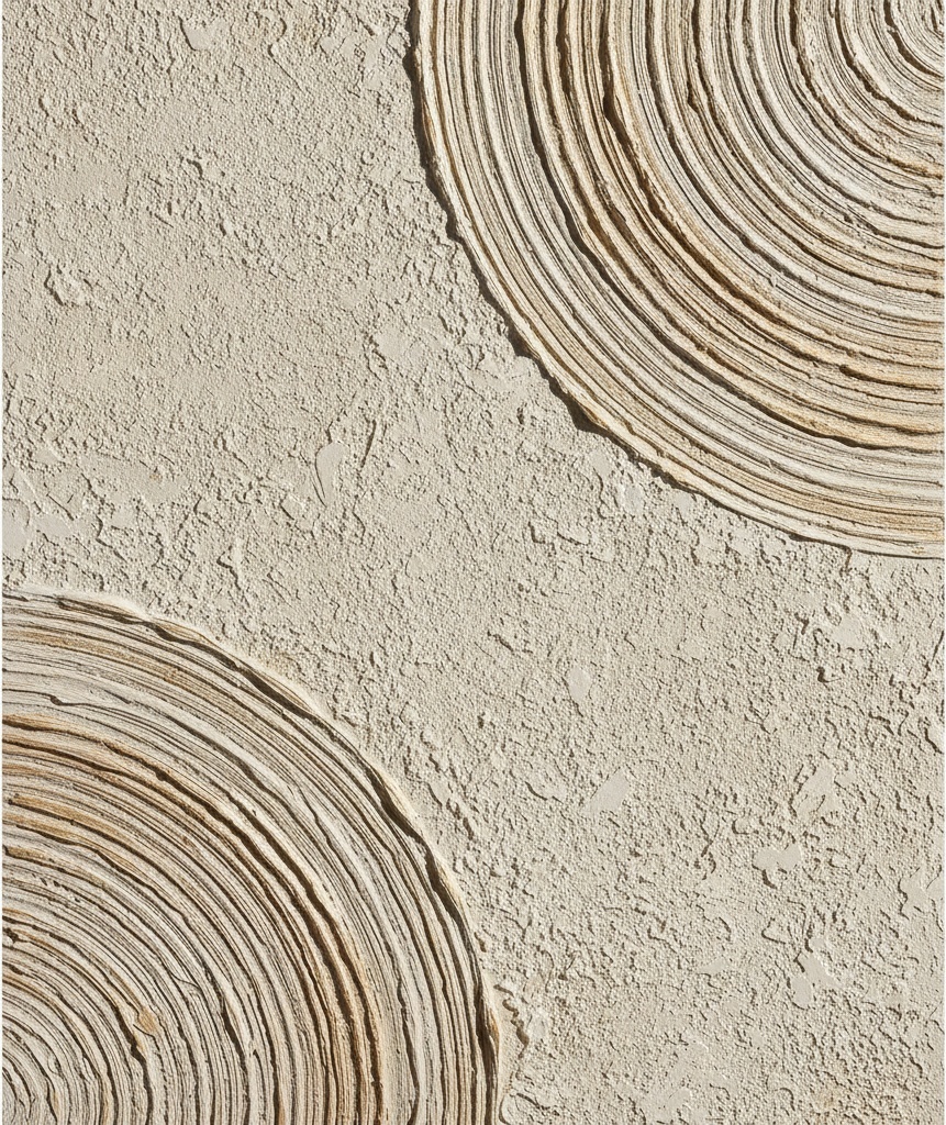 Concentric Ridges In Sand And Pale Clay — David Moreau