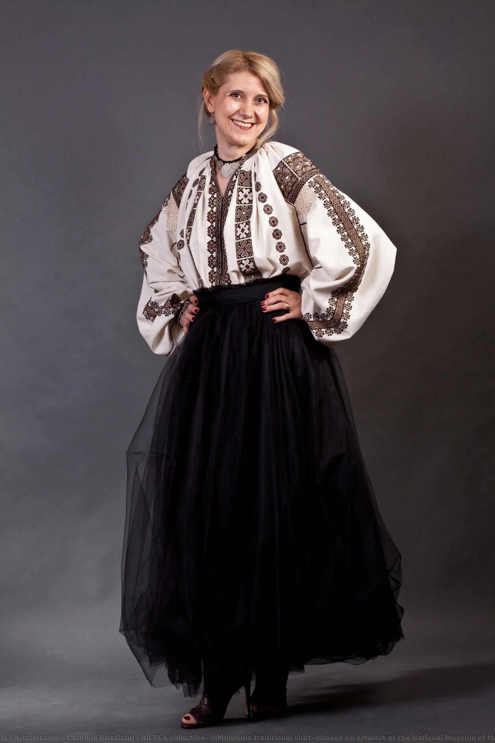 Aievea Collection; \nmuntenia Traditional Shirt;\nbased On Artefact Of The National Museum Of The Romanian Peasant — Carolina Birzaianu