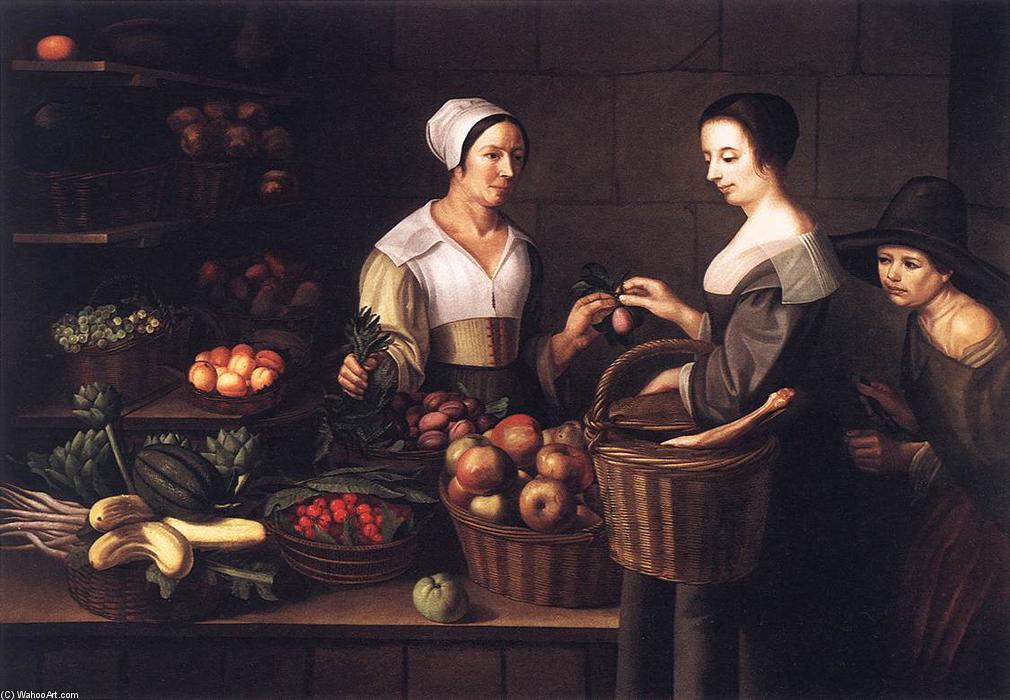 Market Scene With A Pick-pocket — Louise Moillon