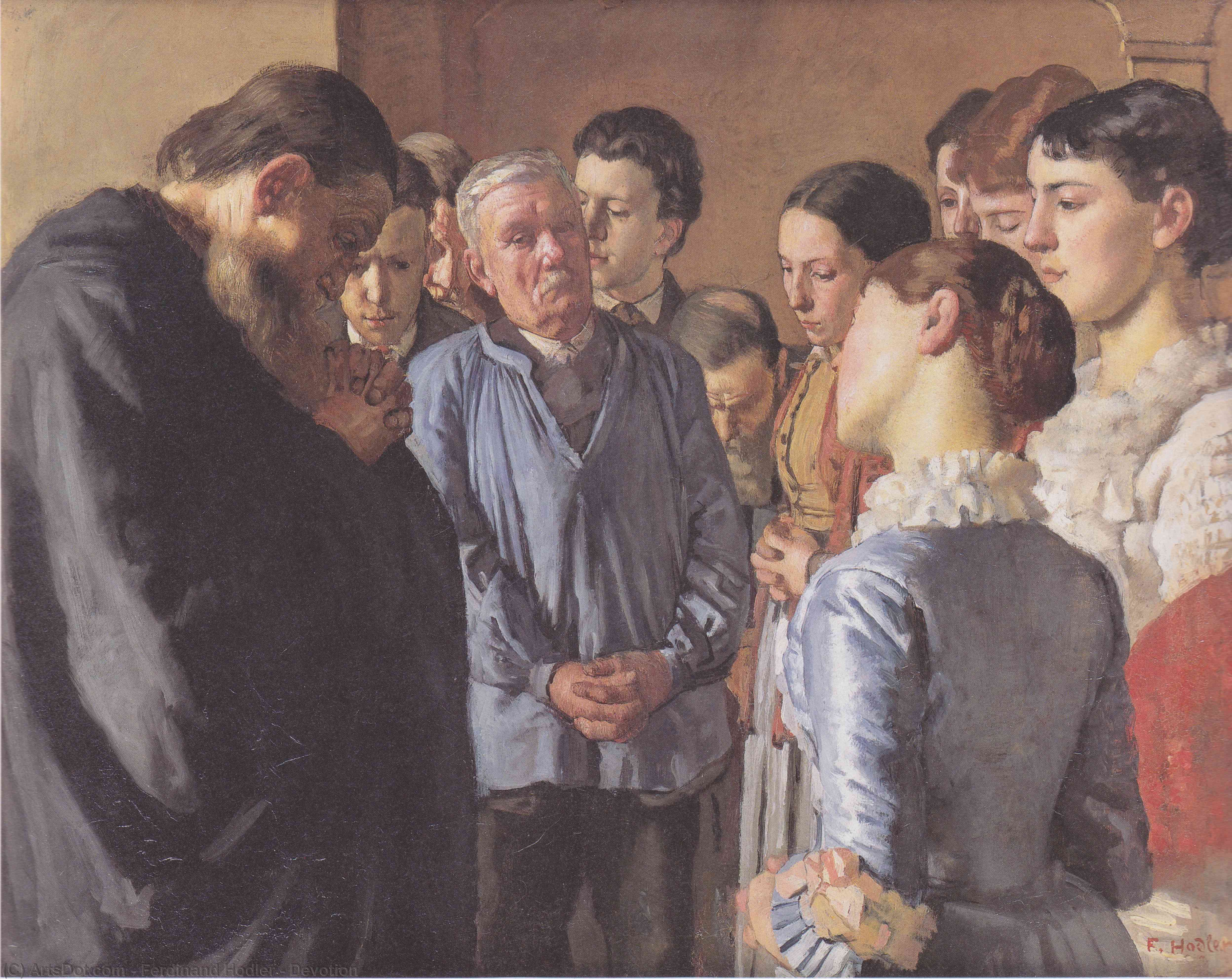 Devotion — Ferdinand Hodler
