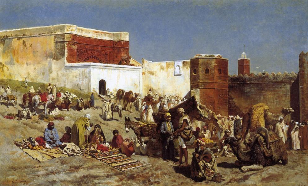 Moroccan Market, Rabat — Edwin Lord Weeks
