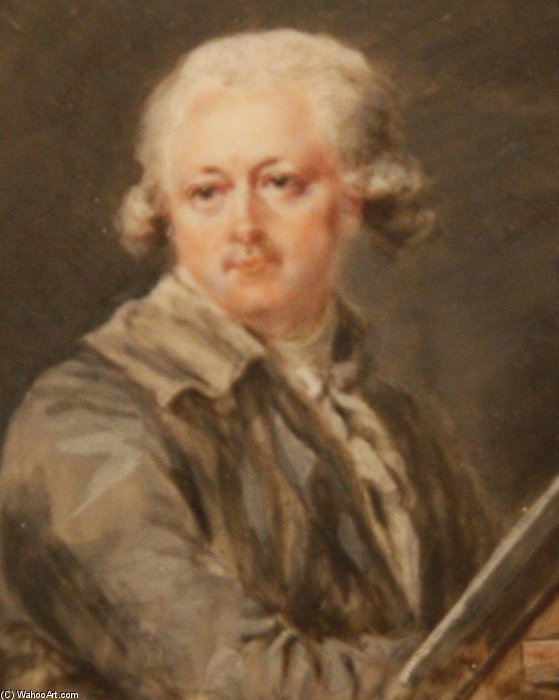 Self-portrait — Peter Adolf Hall