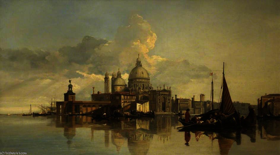 Venice, The Dogana And The Church Of Santa Maria Della Salute — William James Müller