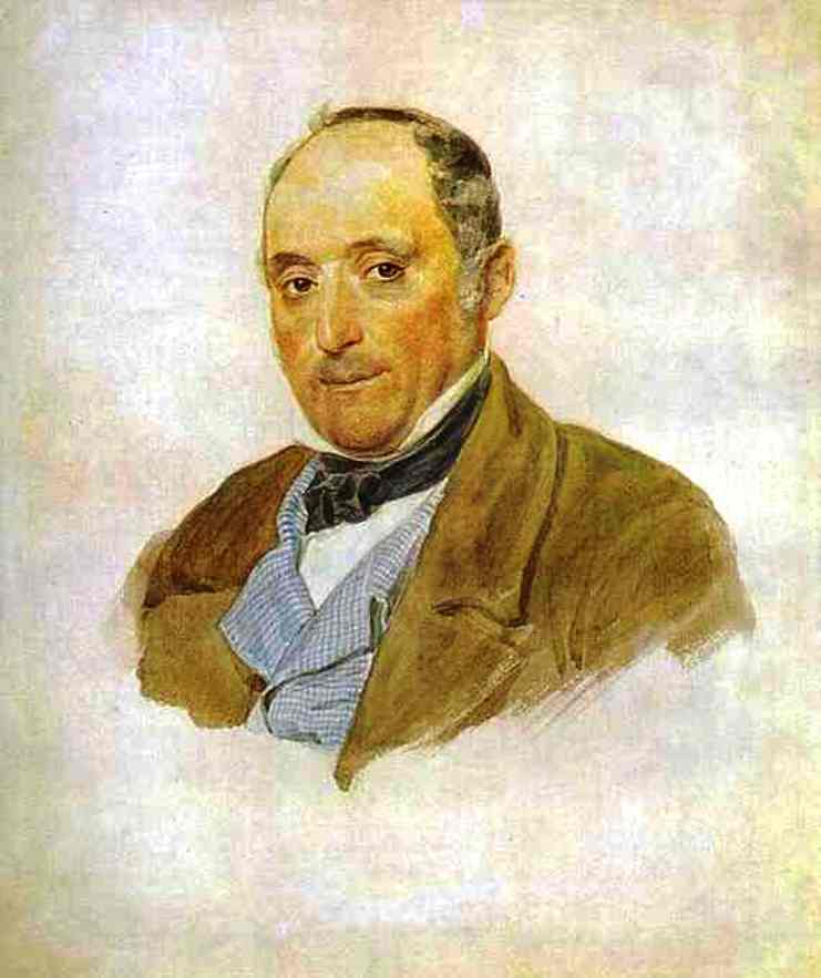Portrait Of A Man From The Tittoni's Family — Karl Pavlovich Brulloff
