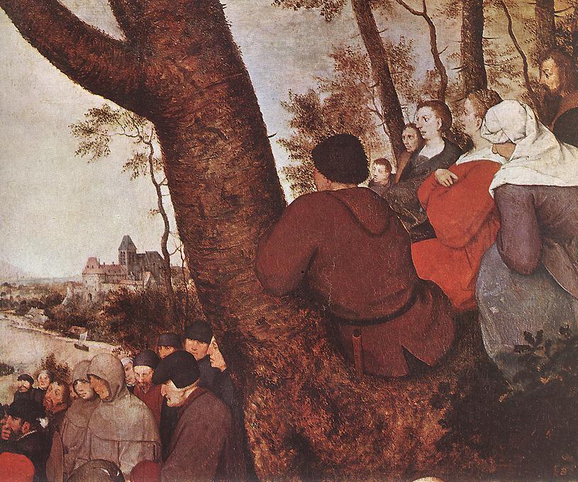 The Sermon Of St John The Baptist (detail) — Pieter Bruegel The Elder
