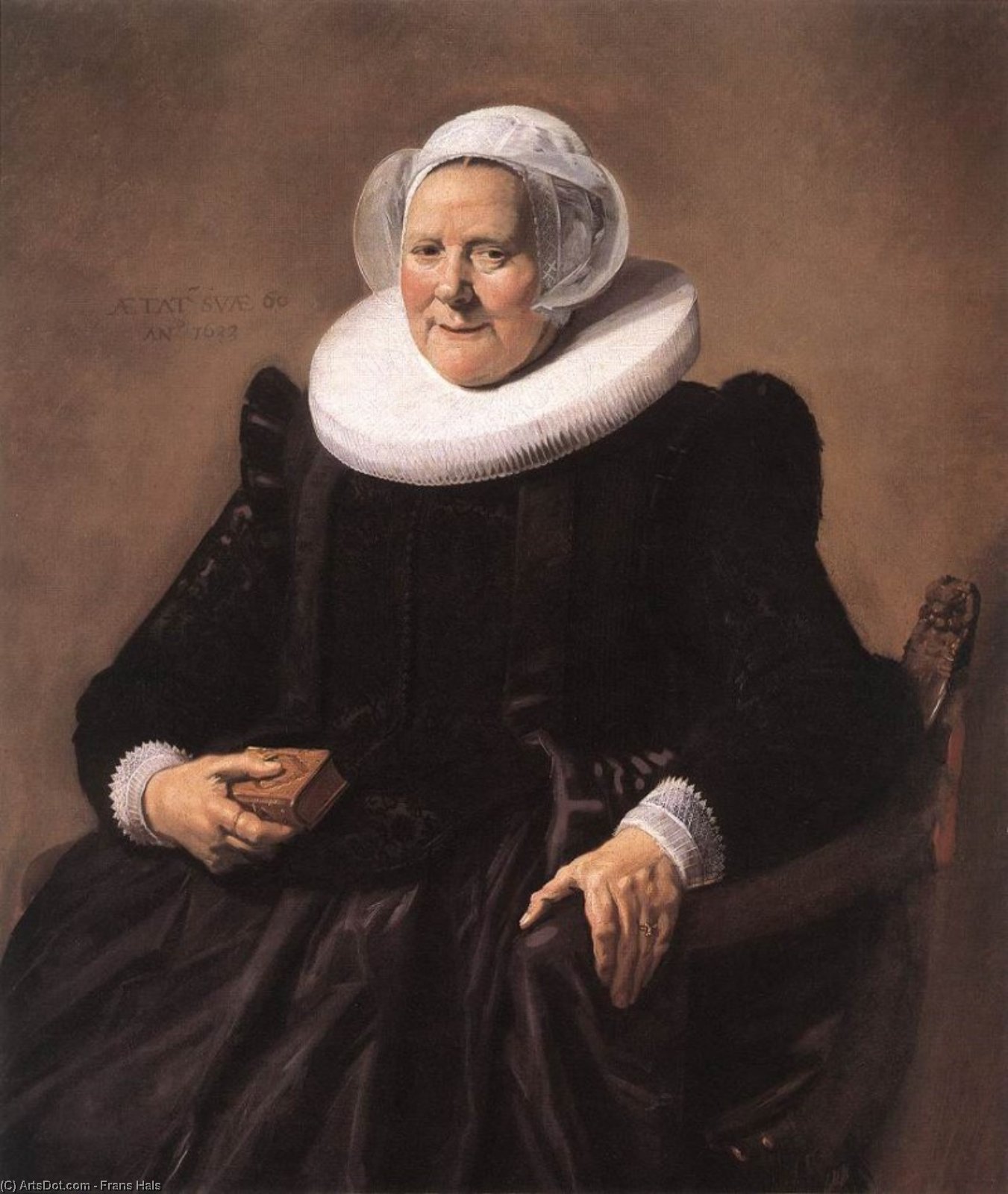 Portrait Of A Seated Woman — Frans Hals I