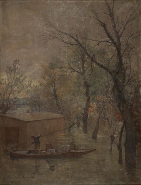 Inondation À Chatou — Gustave Maincent