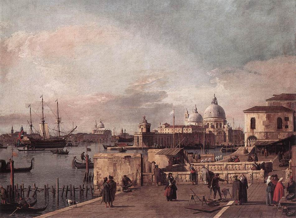 Entrance To The Grand Canal: From The West End Of The Molo — Canaletto