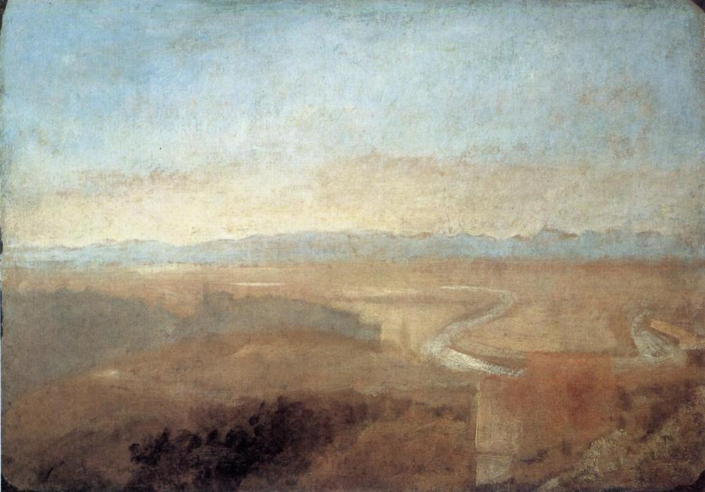 Hill Town On The Edge Of The Campagna — Joseph Mallord William Turner