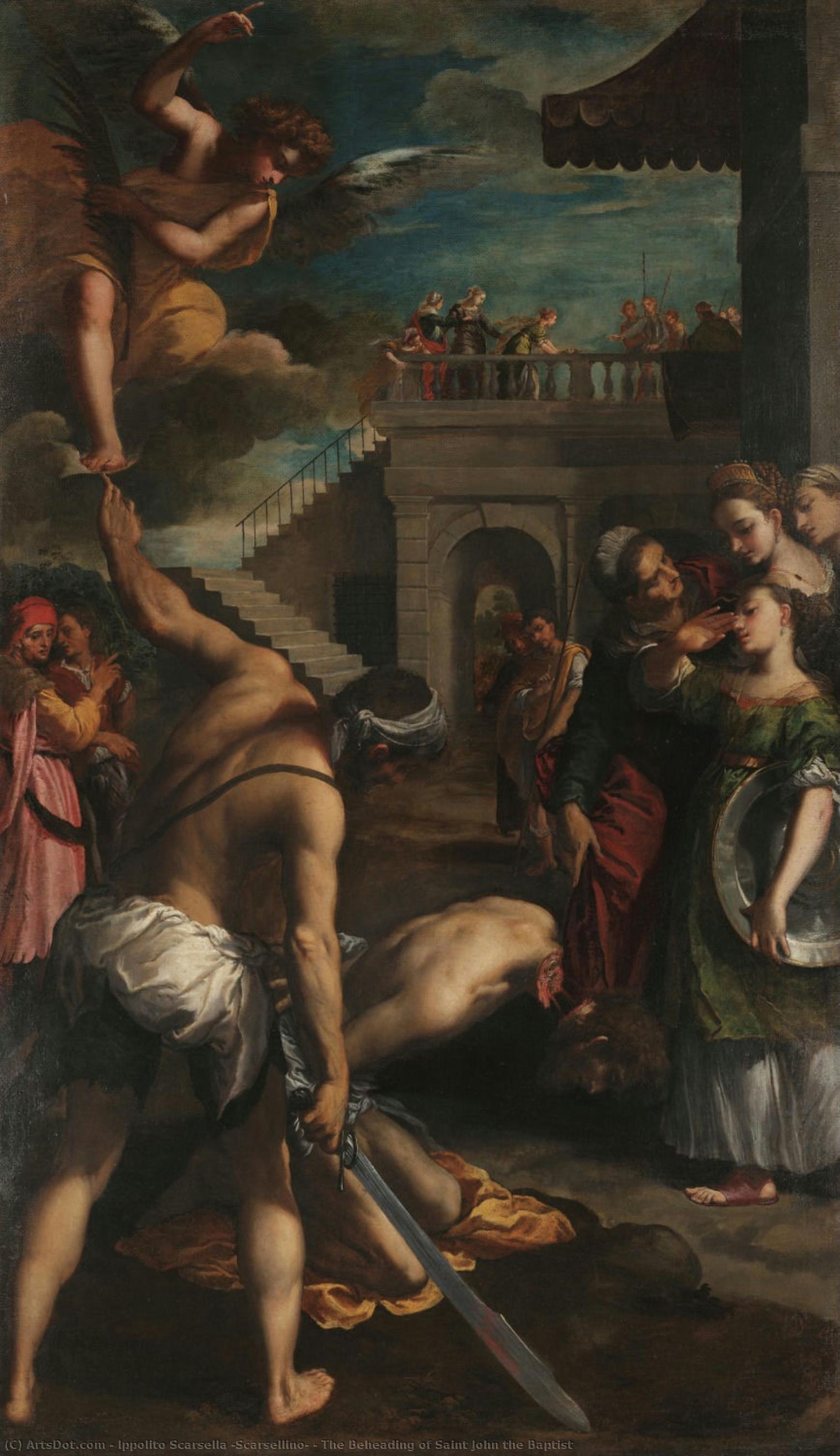 The Beheading Of Saint John The Baptist — Ippolito Scarsella (scarsellino)