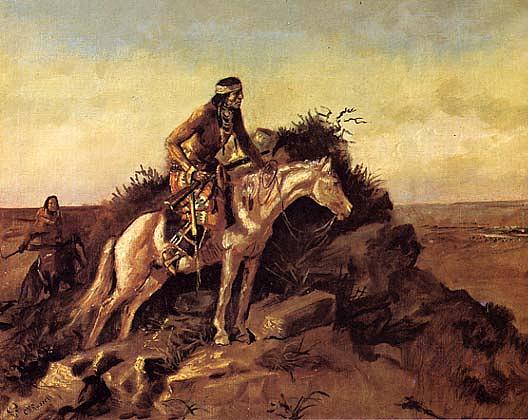 The Lookout, (painting) — Charles Marion Russell