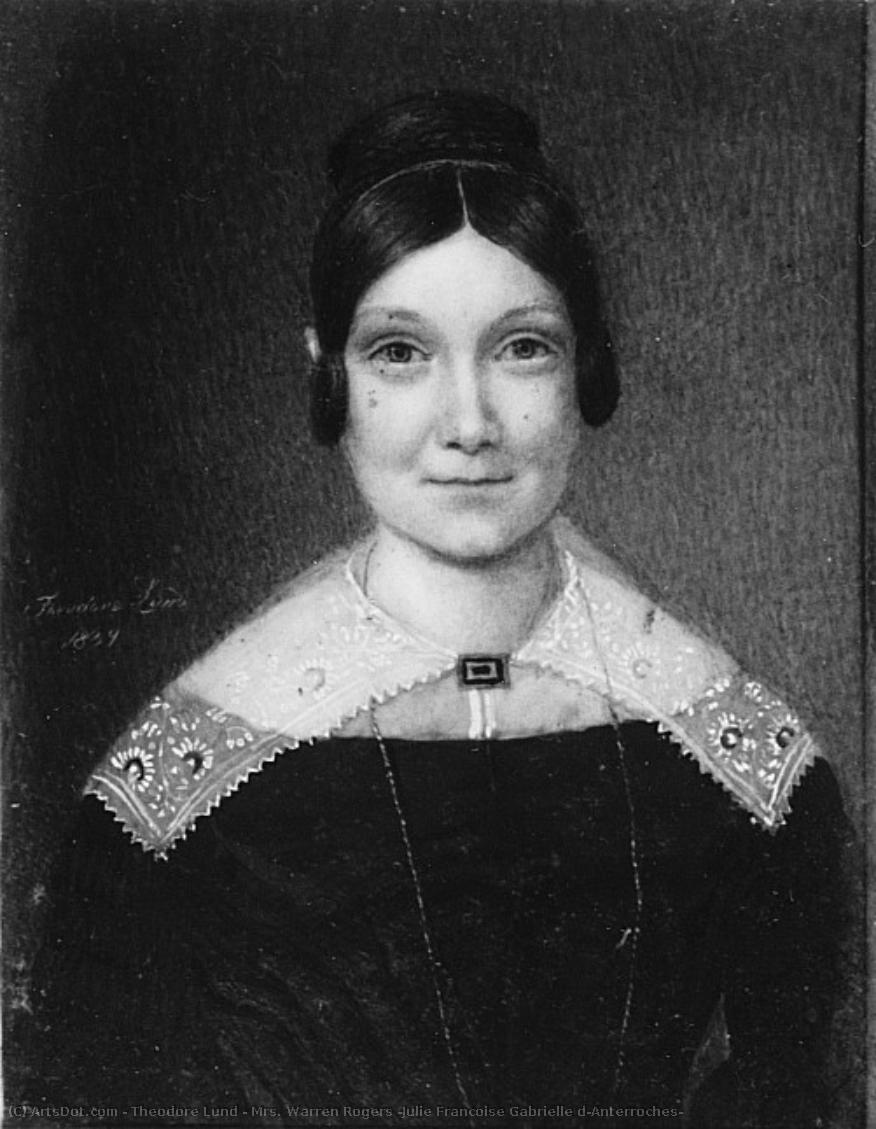 Mrs. Warren Rogers (julie Francoise Gabrielle D'anterroches) — Harold Emil Theodor Lund
