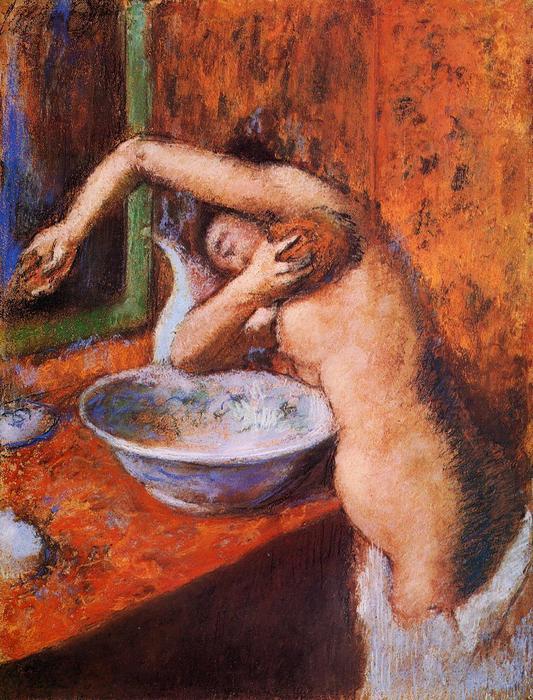Woman Washing Herself — Edgar Degas