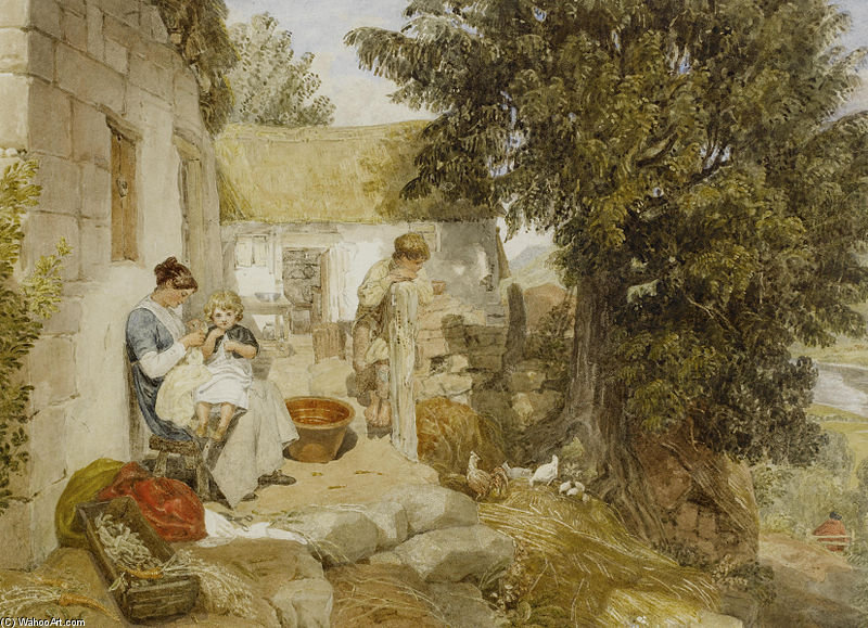 A Cottage On The Side Of Symond's Rock — Joshua Cristall