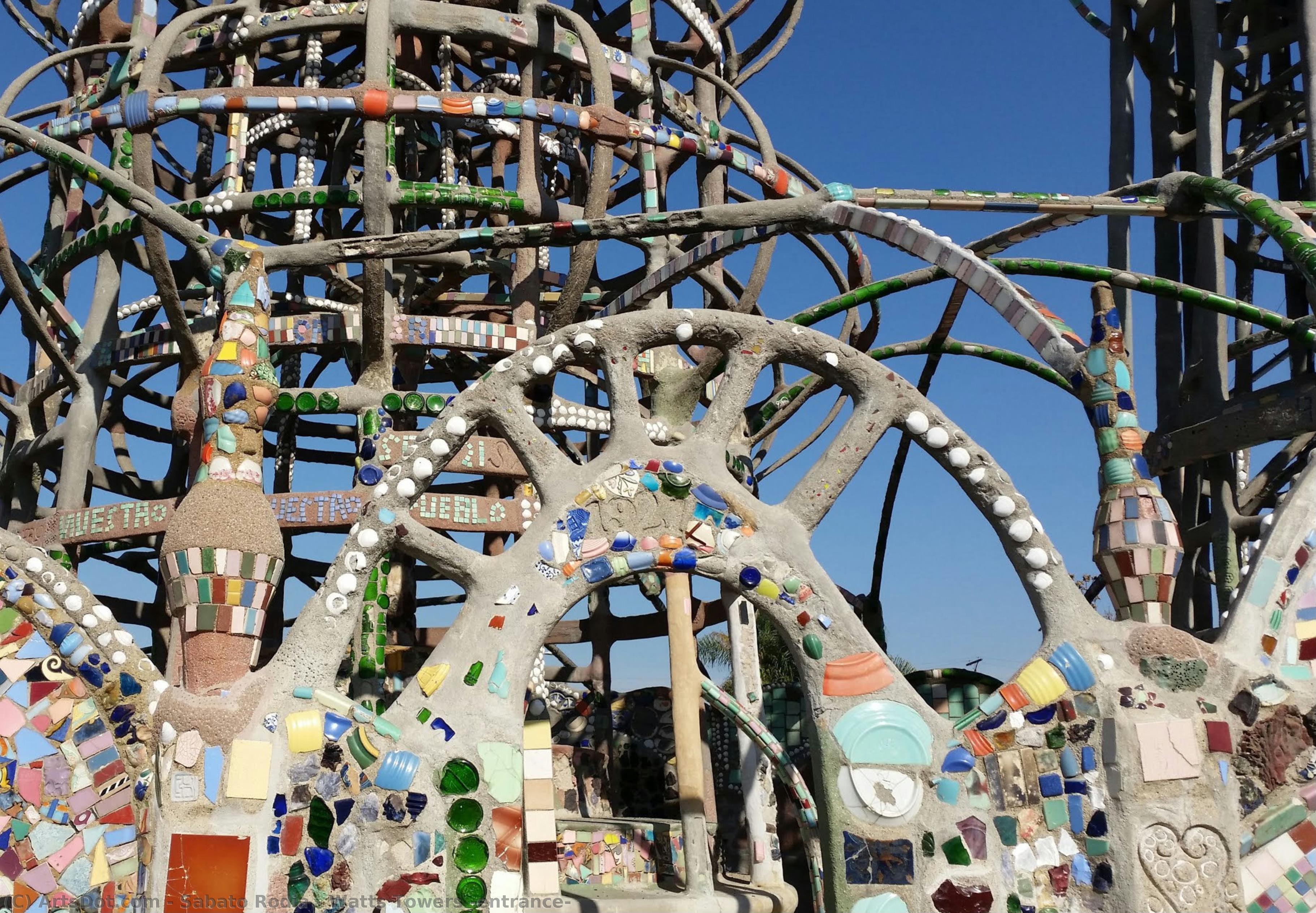 Watts Towers (entrance) — Sabato Rodia