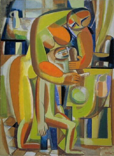 La Toilette Verte — Maurice Estève