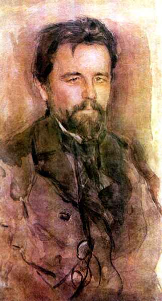 Portrait Of Anton Chekhov — Valentin Alexandrovich Serov
