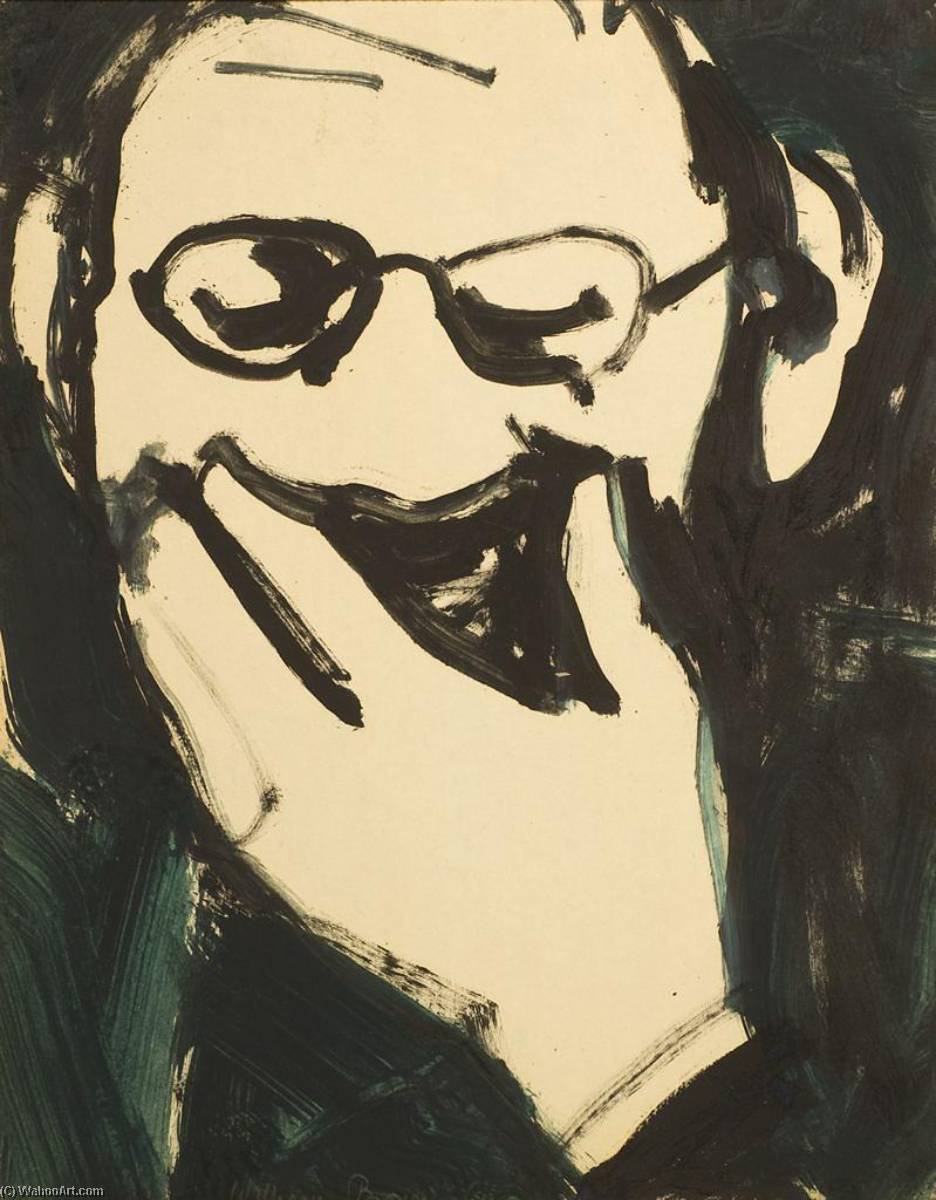Portrait Of Allen Ginsberg — William Theophilus Brown