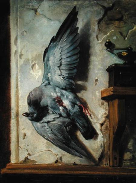 The Woodpigeon — Eugene Francois Marie Joseph Deveria
